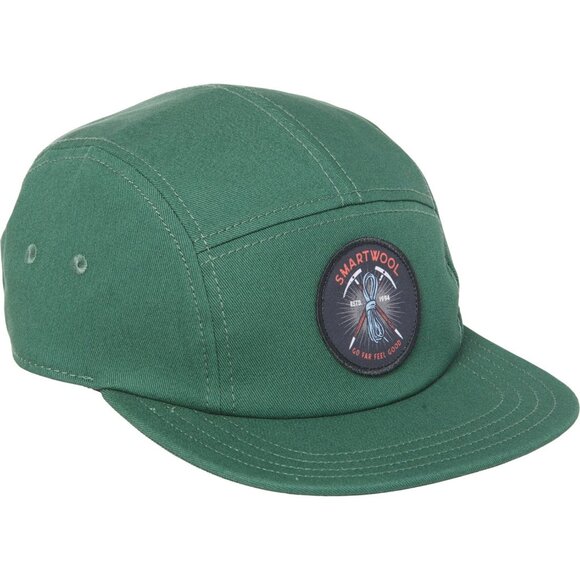 NEW SmartWool Ice Axe Descent 5-Panel Hat unisex Dark Sage 253 - Picture 2 of 4